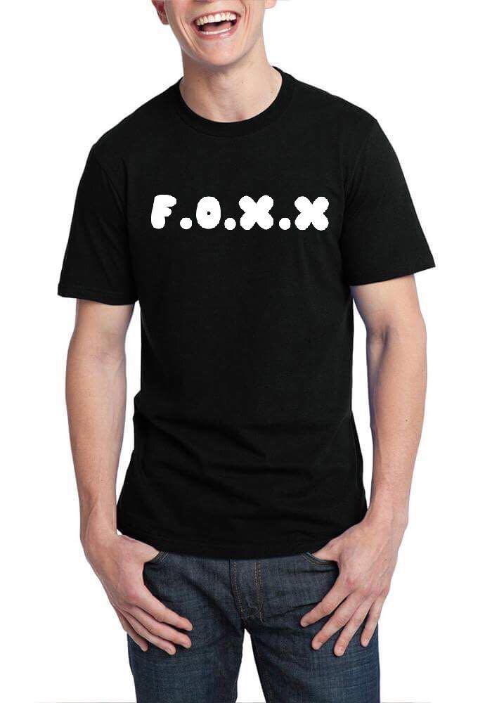 Foxx Black T-Shirt Hoodie, Sweatshirt | VibeTeeNation.com