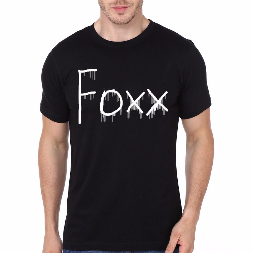 Foxx Black T-Shirt Style001 Hoodie, Sweatshirt | VibeTeeNation.com