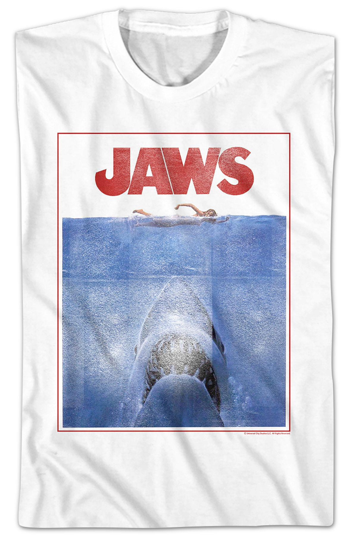 Framed Poster Jaws T-Shirt