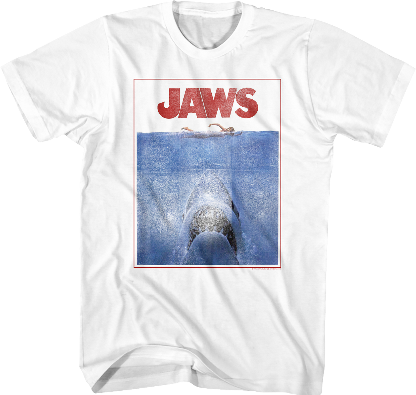 Framed Poster Jaws T-Shirt
