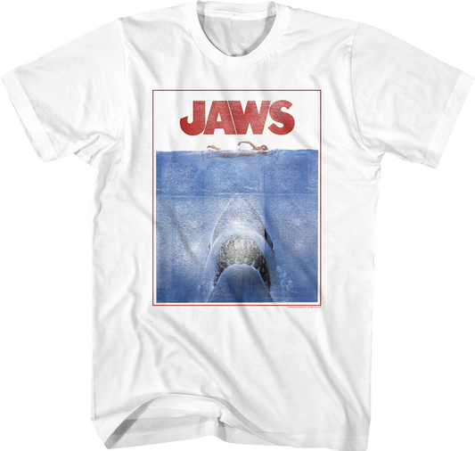 Framed Poster Jaws T-Shirt