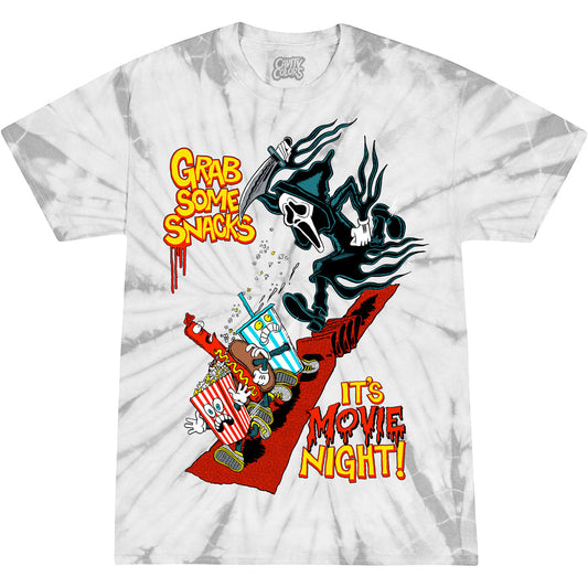 GHOST FACE: AT THE MOVIES  - TIE-DYE T-SHIRT