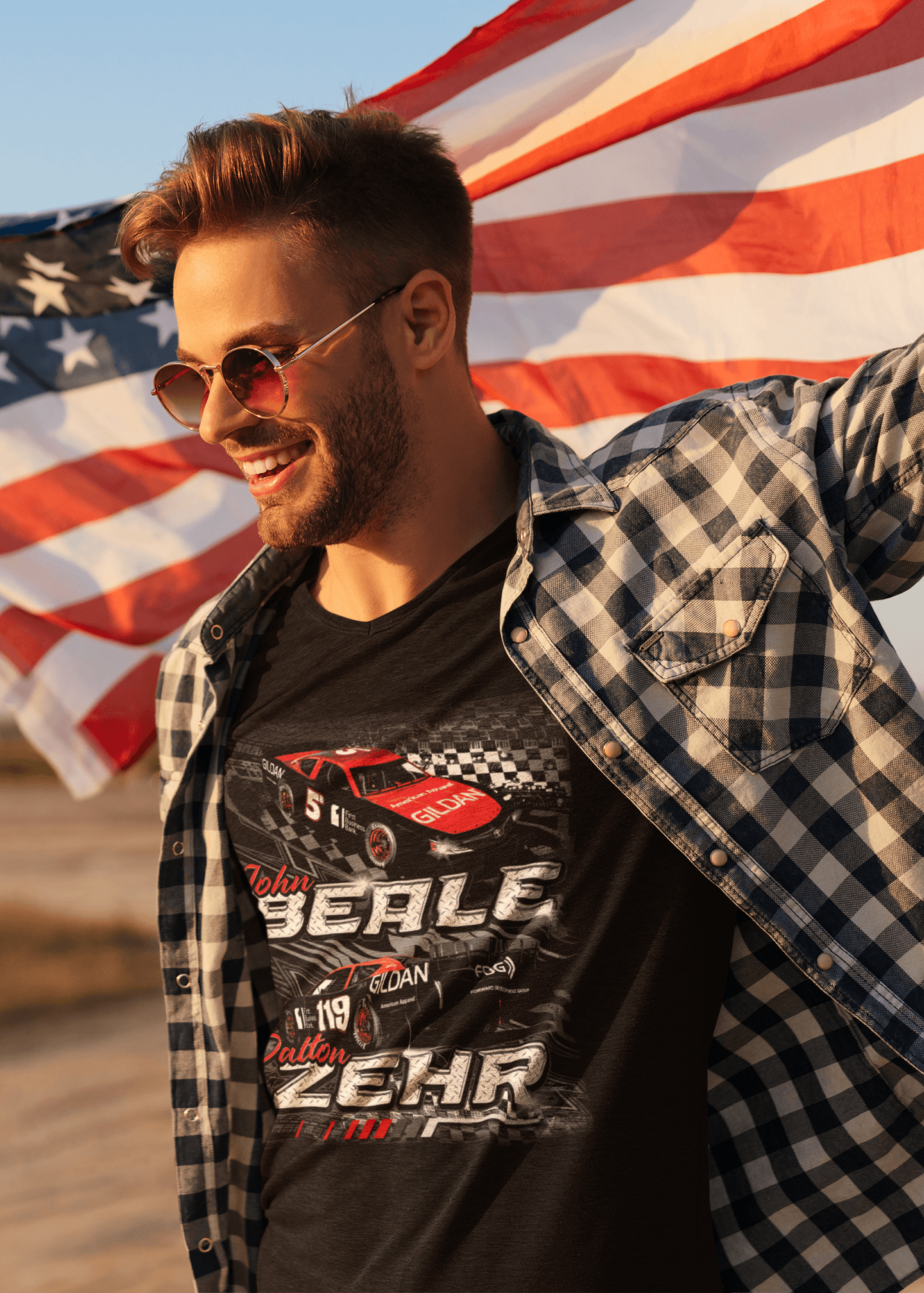 Gildan Racing Graphic Tee
