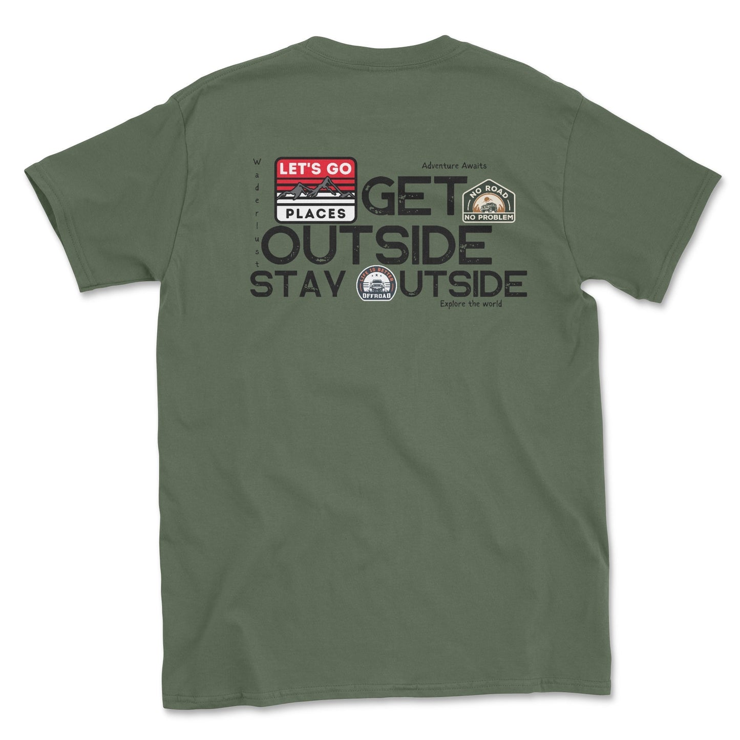 Go Outside, Stay Outside Offroad Graphic Tee
