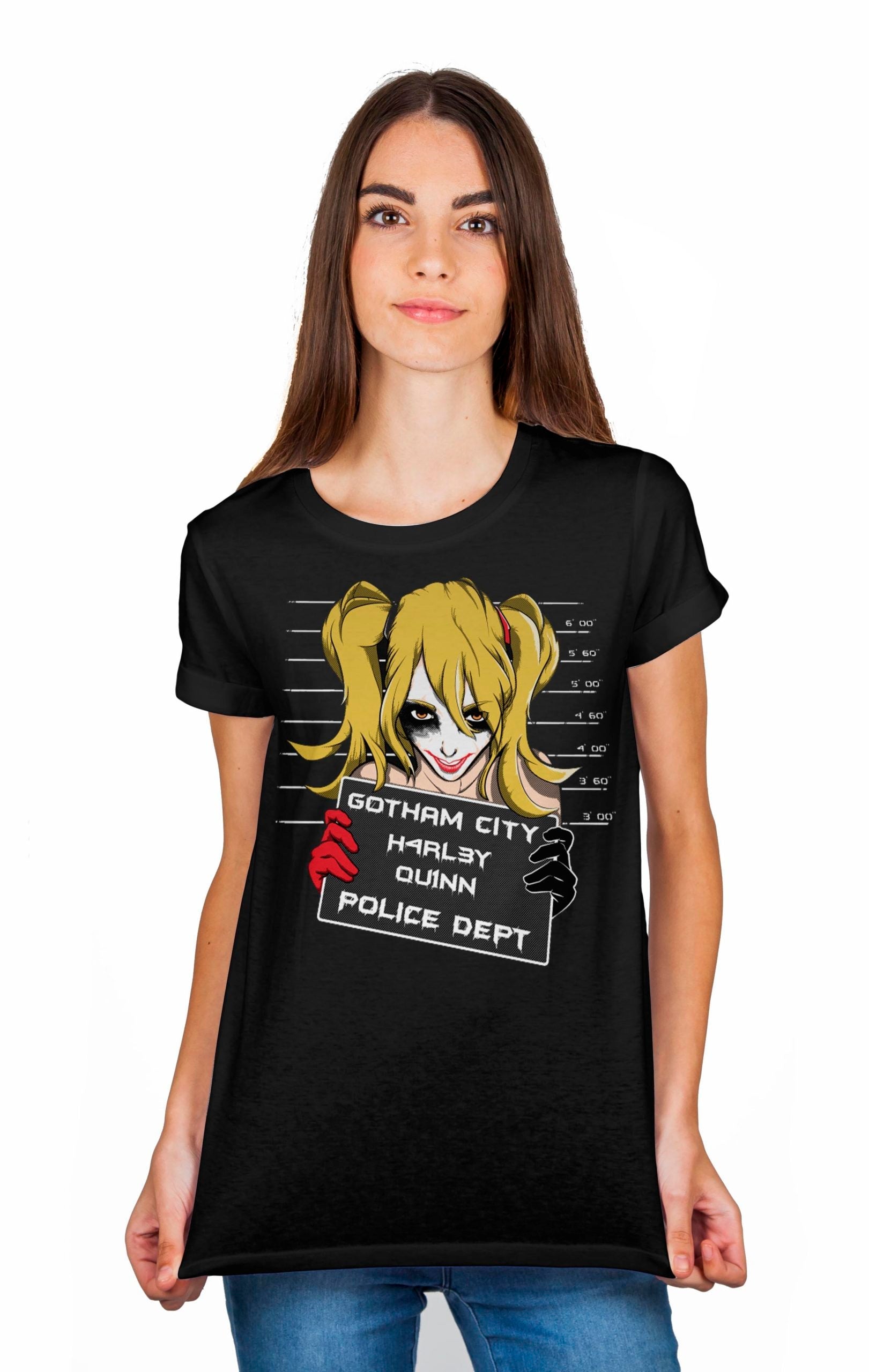 Harley Quinn MugShot T-Shirt Hoodie, Sweatshirt | VibeTeeNation.com