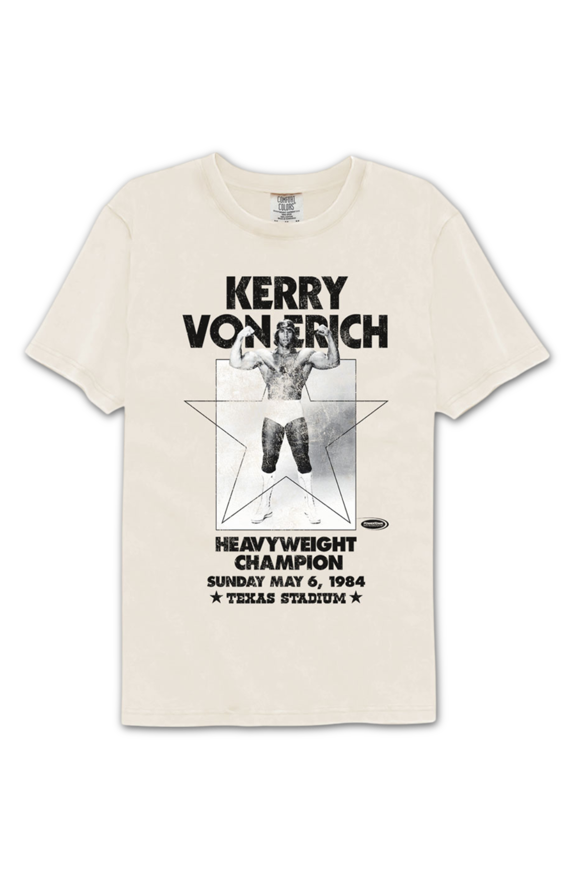 Heavyweight Champion Kerry Von Erich Comfort Colors Brand T-Shirt