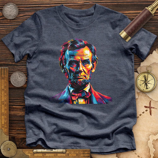 Abe Lincoln Vibrant Premium QualityTee