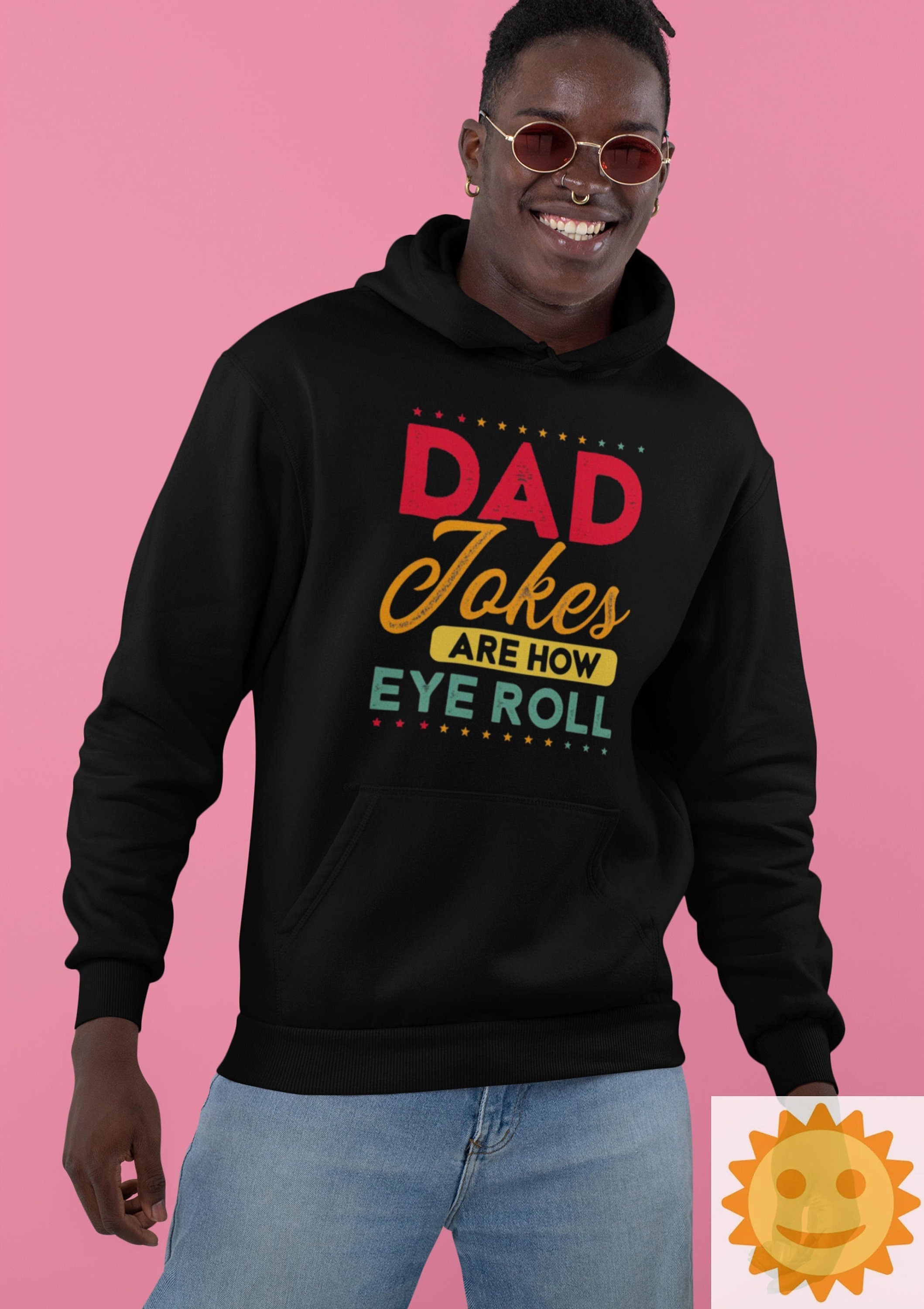 Dad Jokes Are How Eye Roll Vintage T-Shirt, Dad Shirt, Daddy Shirt, Fathers Day Shirt, Father's Day Shirt, Dad... (Image 4)