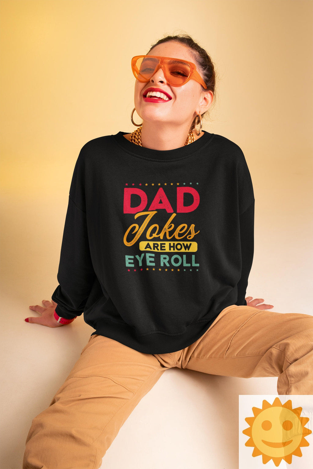 Dad Jokes Are How Eye Roll Vintage T-Shirt, Dad Shirt, Daddy Shirt, Fathers Day Shirt, Father's Day Shirt, Dad... (Image 3)