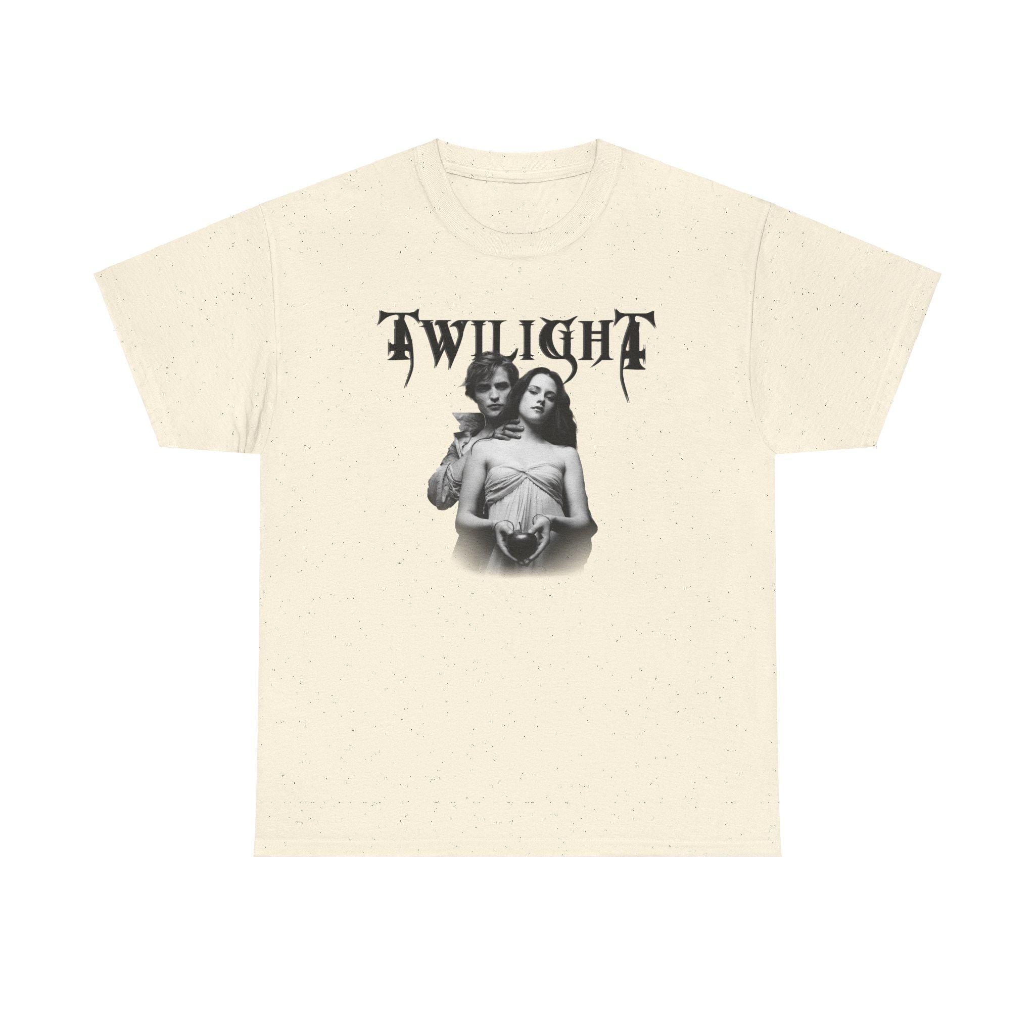 Twilight Metal Style Unisex Tee, Bella and Edward Graphic Shirt, Goth Tee, Vampire Couple Shirt, Alternative... (Image 5)