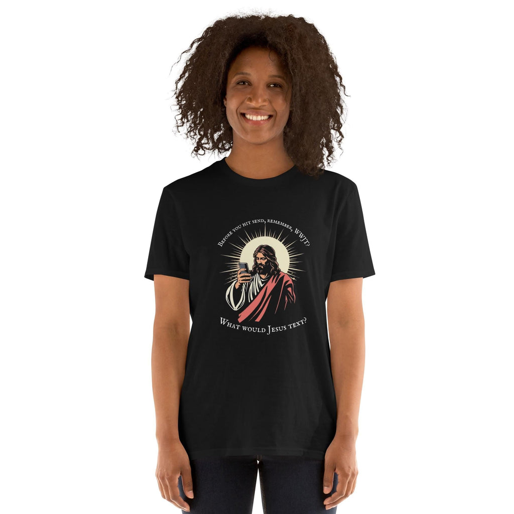 WWJD? Jesus Soft Style Shirt, Christian Graphic Tee, Inspirational Shirt, Religious T-Shirt, Faith Shirt, Jesus... (Image 3)