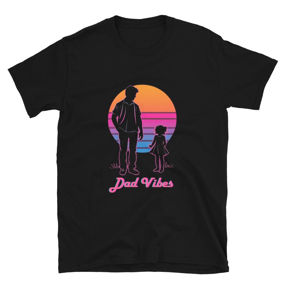 Dad Vibes Shirt, Funny Dad Shirt, Soft Style Tee, Cool Dad Graphic Tee, Casual Dad Shirt, Fatherhood Shirt,... (Image 1)
