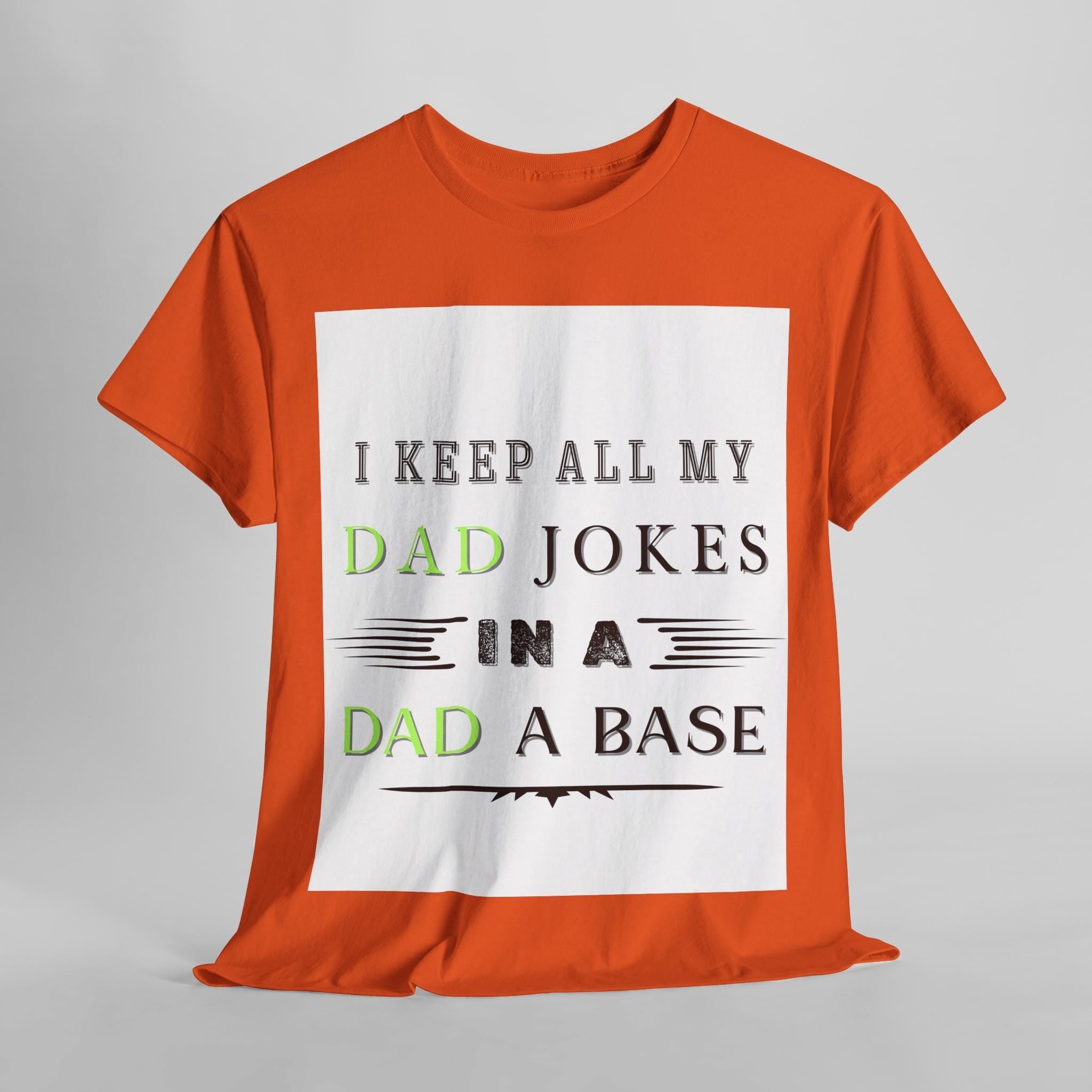 Funny Dad Jokes Unisex Heavy Cotton Tee, Perfect Gift for Father's Day, Dad's Birthday, Casual Wear, Humor... (Image 5)