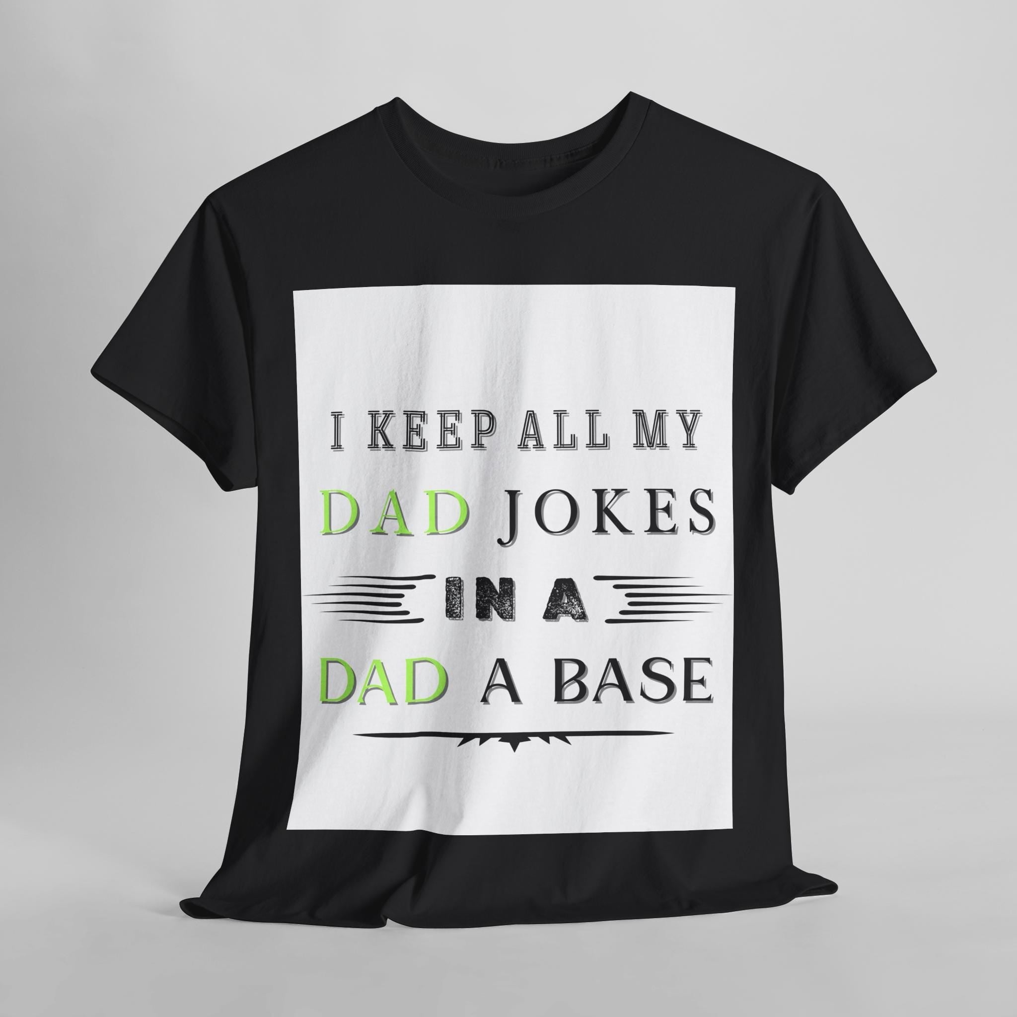 Funny Dad Jokes Unisex Heavy Cotton Tee, Perfect Gift for Father's Day, Dad's Birthday, Casual Wear, Humor... (Image 4)