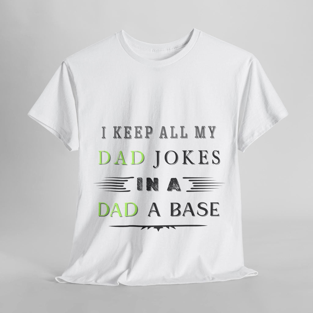 Funny Dad Jokes Unisex Heavy Cotton Tee, Perfect Gift for Father's Day, Dad's Birthday, Casual Wear, Humor... (Image 1)