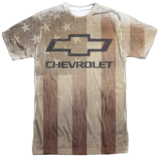 Chevy - American Pride Adult All Over Print 100% Poly T-Shirt