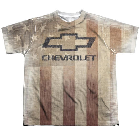Chevy - American Pride Youth All Over Print 100% Poly T-Shirt