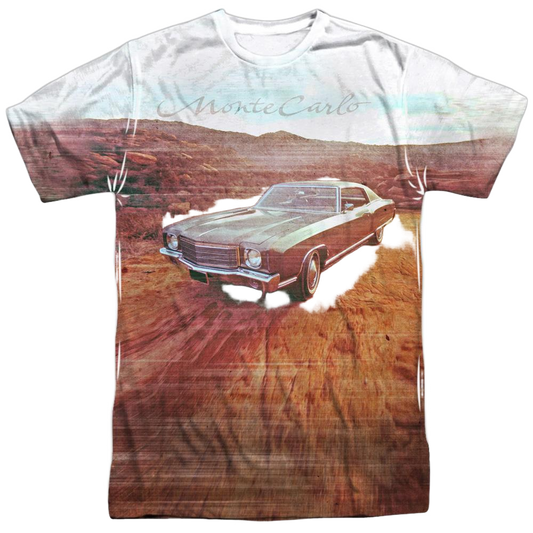 Chevy - Monte Carlo Old Photo Adult All Over Print 100% Poly T-Shirt