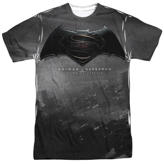 Batman v Superman Logo City - Men's All-Over Print T-Shirt
