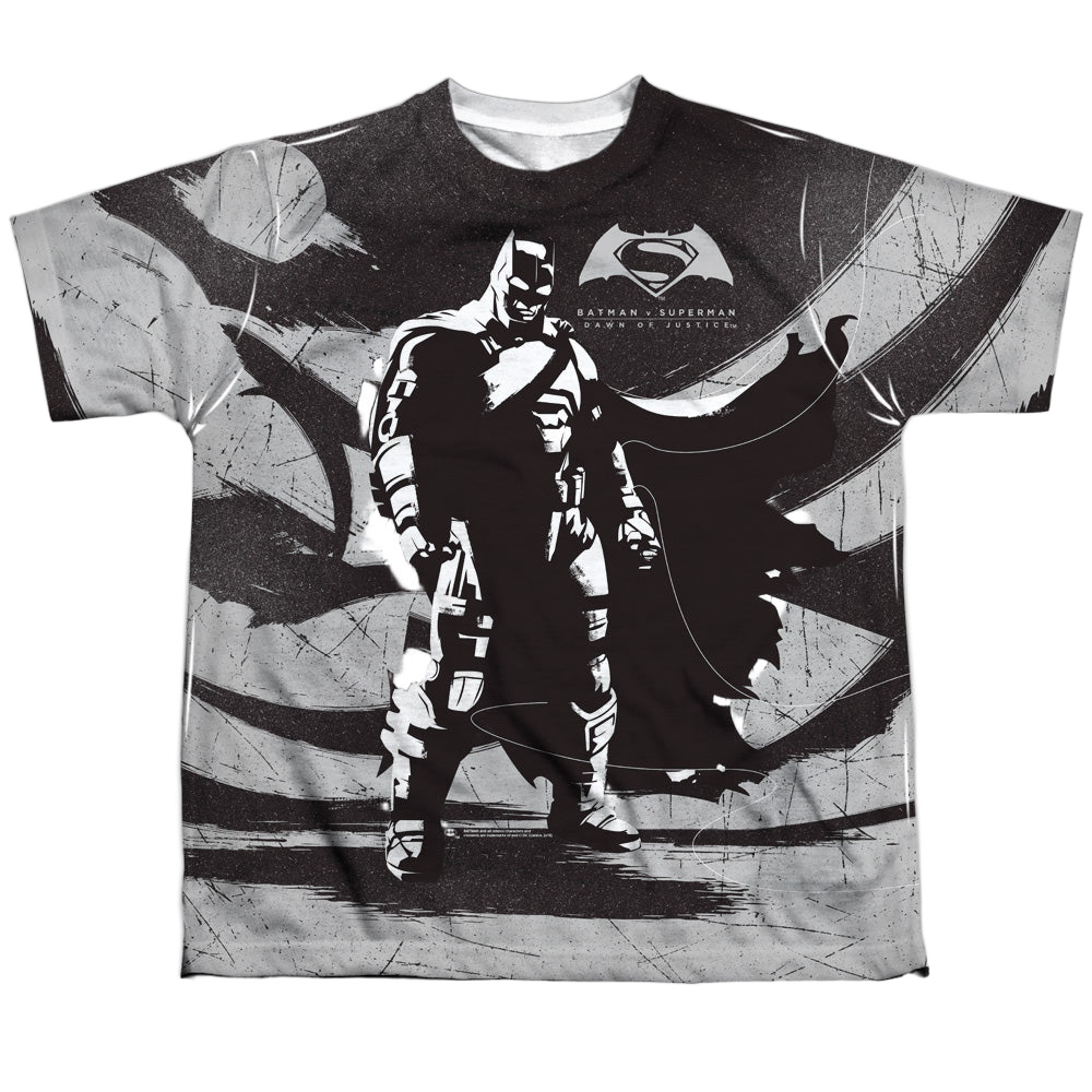 Batman v Superman Batman Contrast - Youth All-Over Print T-Shirt