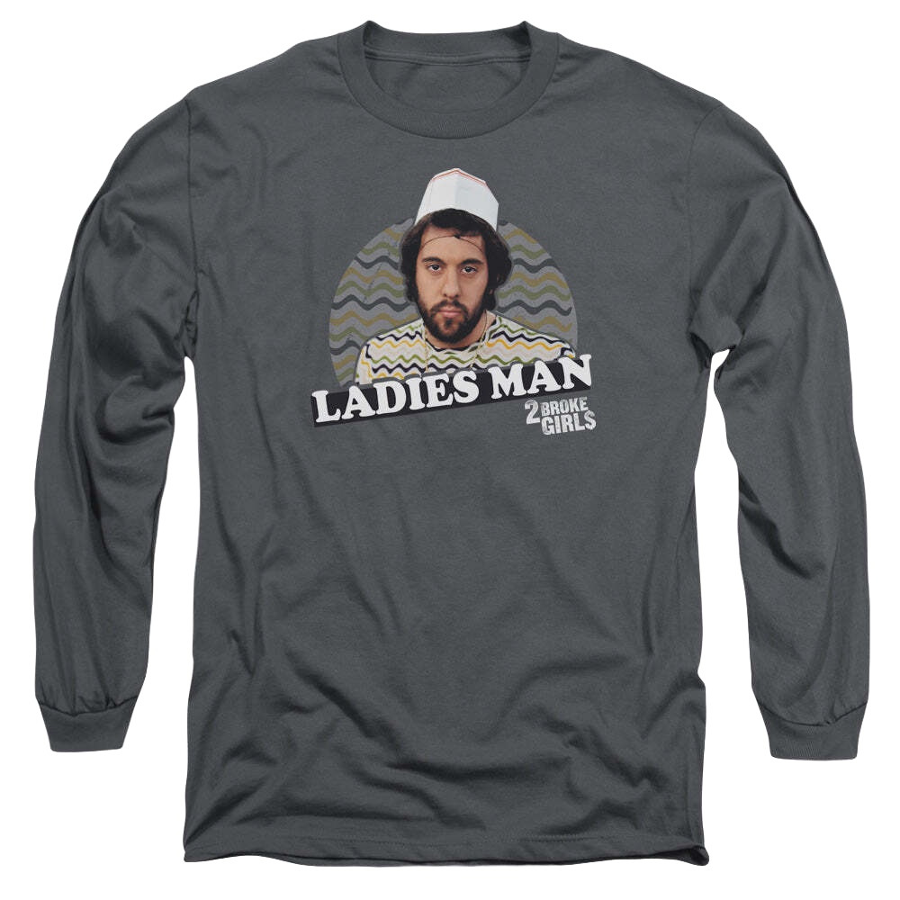 2 Broke Girls Ladies Man - Men's Long Sleeve T-Shirt
