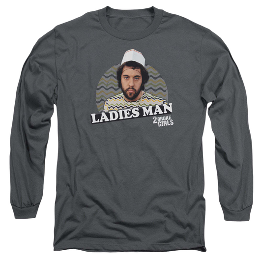 2 Broke Girls Ladies Man - Men's Long Sleeve T-Shirt