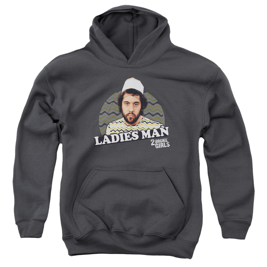 2 Broke Girls Ladies Man - Youth Hoodie