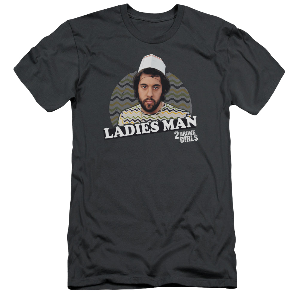 2 Broke Girls Ladies Man - Men's Slim Fit T-Shirt