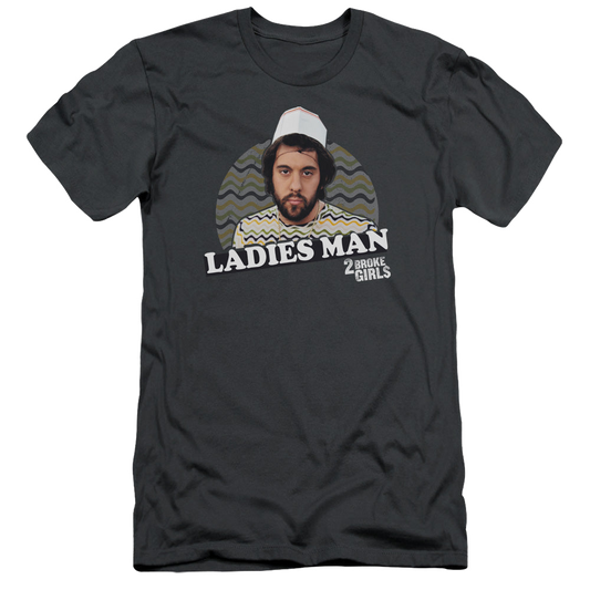 2 Broke Girls Ladies Man - Men's Slim Fit T-Shirt