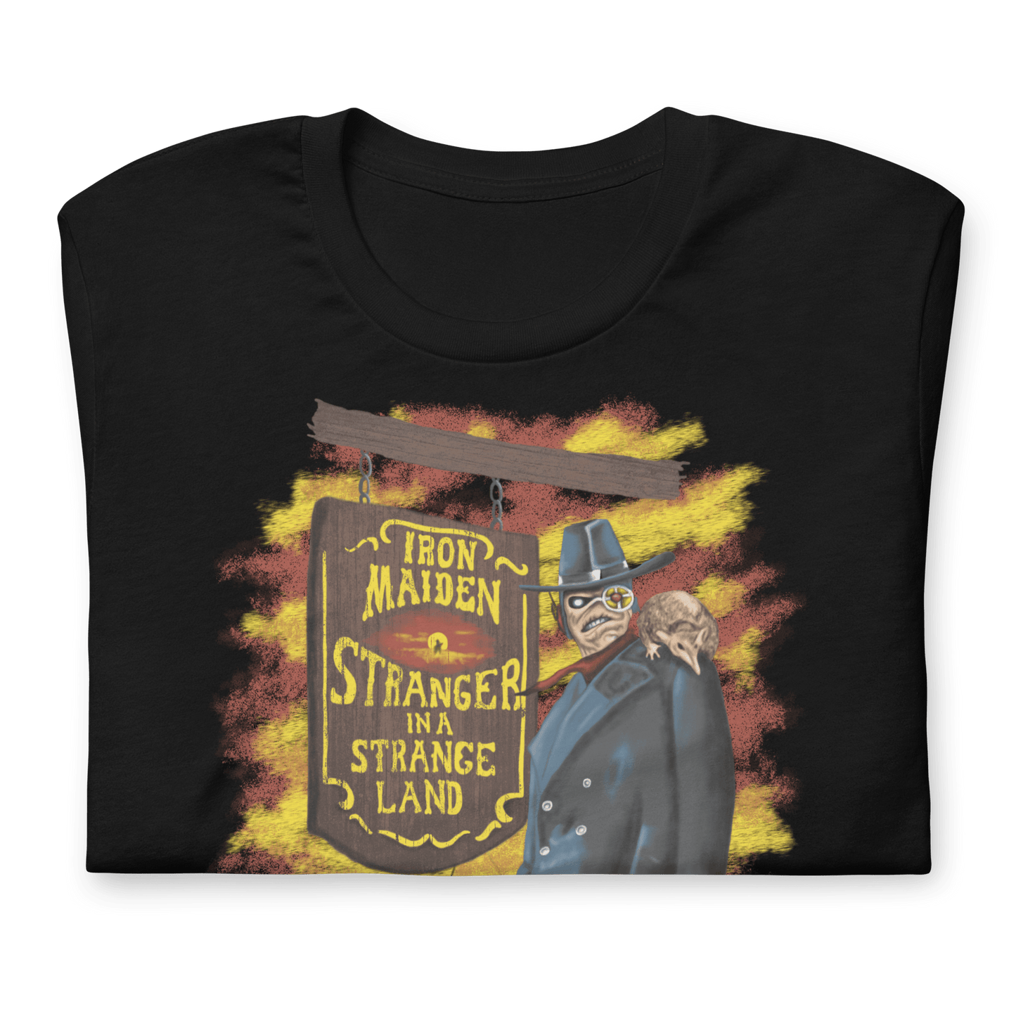 Iron Maiden Strange Land Texas 1987 Vintage Tour T-Shirt