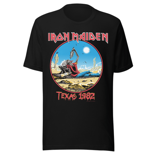 Iron Maiden Texas 1982 Vintage Tour T-Shirt