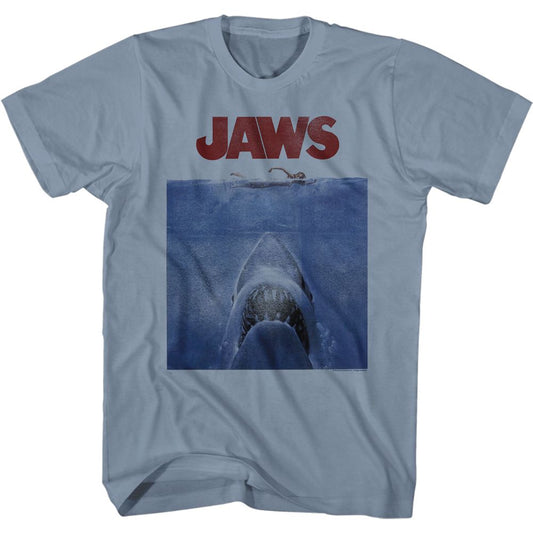 Jaws - Poster Blue Comfort Color T-Shirt