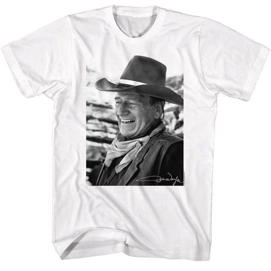John Wayne - BW Photo Boyfriend Tee