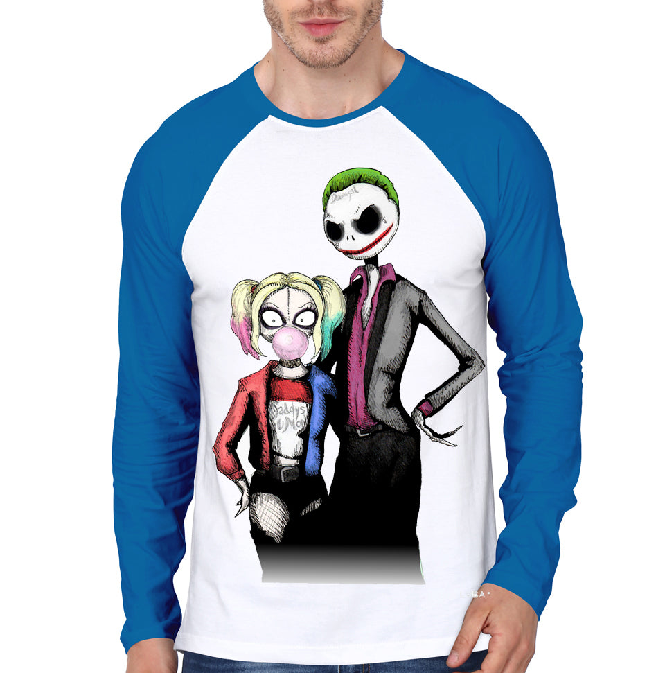 Harley and Joker Suicide Squad Raglan T-Shirt Hoodie, Sweatshirt | VibeTeeNation.com