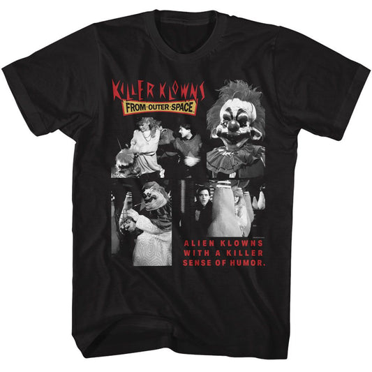 Killer Klowns From Outer Space - Killer Klowns Four BW Photos T-Shirt