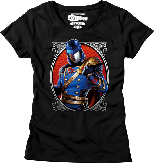 Womens Cobra Commander Classic Pose GI Joe Shirt