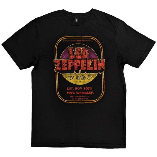 1971 Wembley T Shirt Black