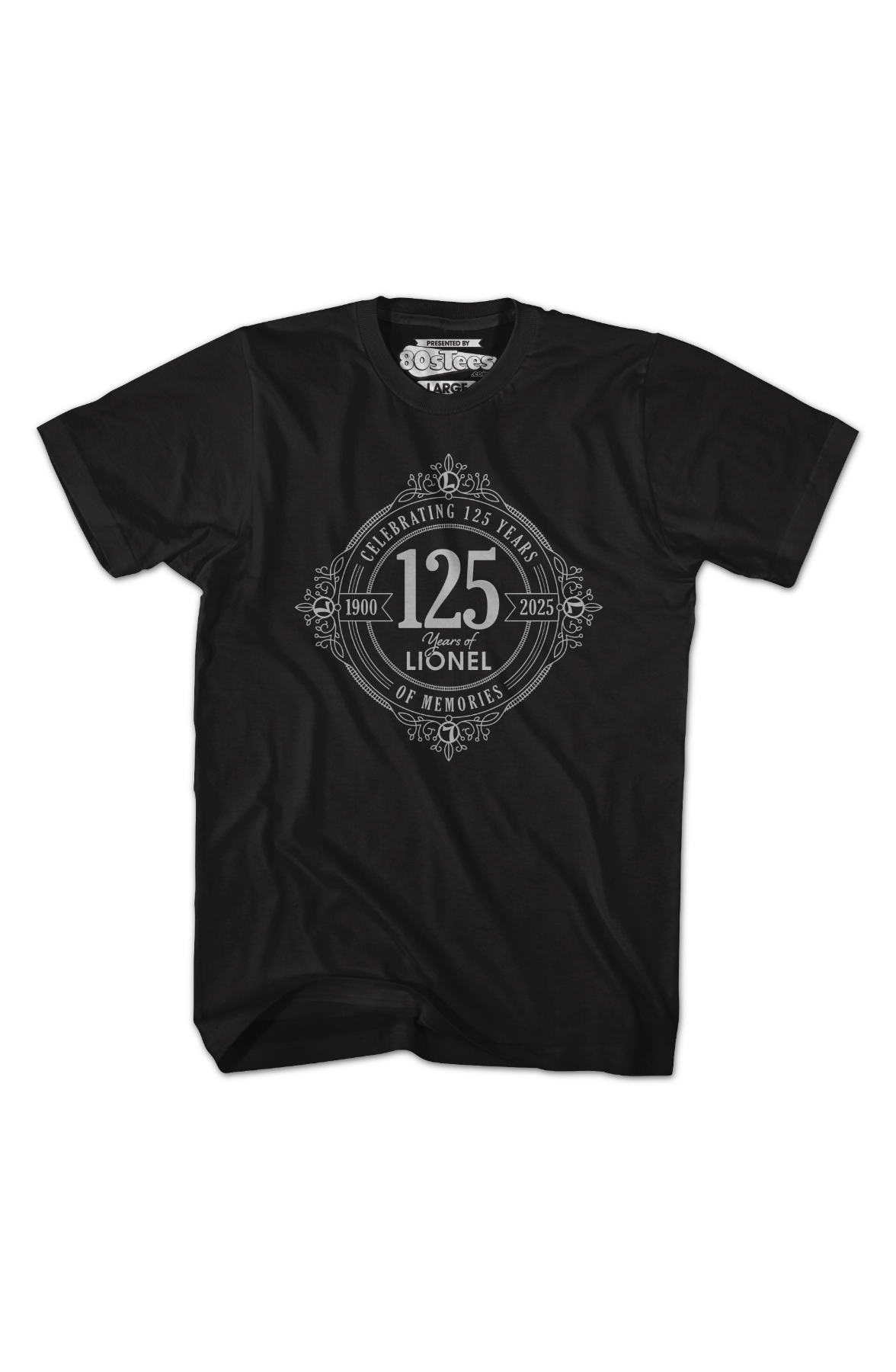 Black Celebrating 125 Years Of Memories Lionel Trains T-Shirt