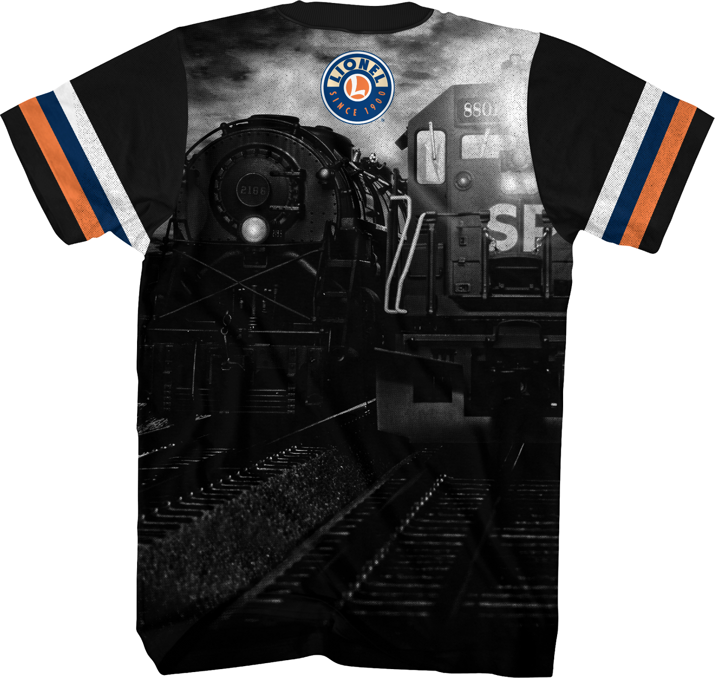 Vintage Stripes Lionel Trains T-Shirt