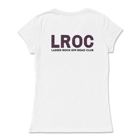 LROC Topographical Women's V-Neck Tee Shirt