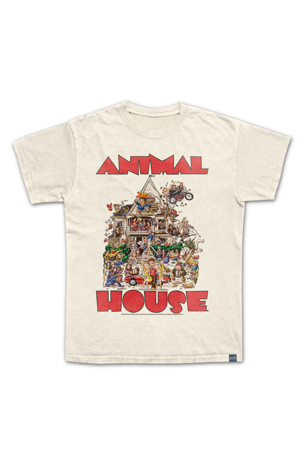 Made In USA Cartoon Graphic The House Animal House T-Shirt