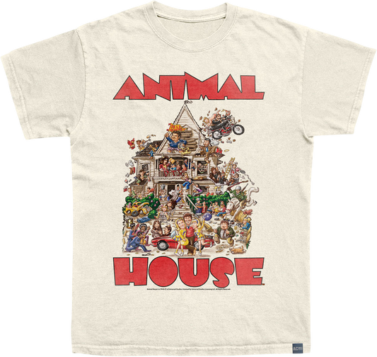 Made In USA Cartoon Graphic The House Animal House T-Shirt