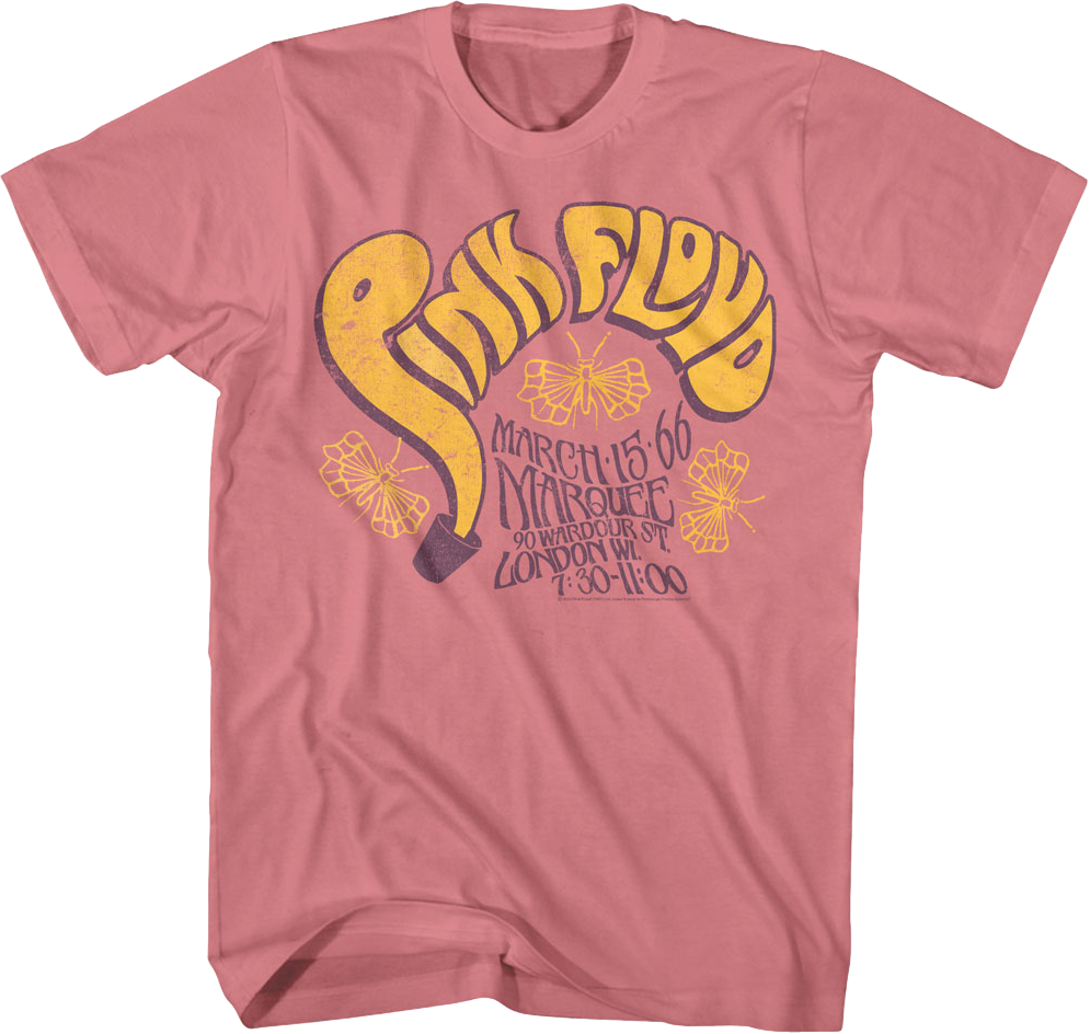Marquee Poster Pink Floyd T-Shirt