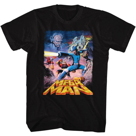 Mega Man Postery Megaman T-Shirt