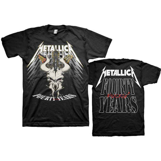 40th Anniversary Forty Years T Shirt Black