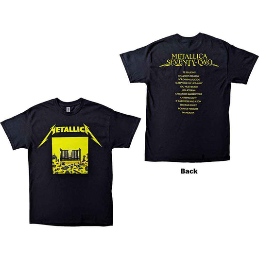 72 Seasons Squared Cover T Shirt Black
