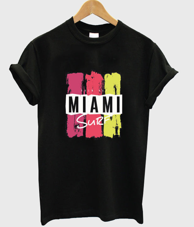 miami surf t-shirt Hoodie, Sweatshirt | VibeTeeNation.com