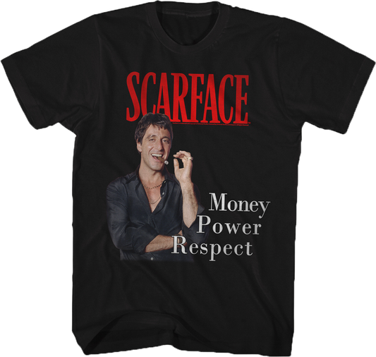 Money Power Respect Scarface T-Shirt