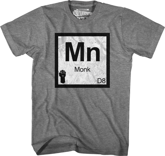 Monk Element Symbol Dungeons & Dragons T-Shirt