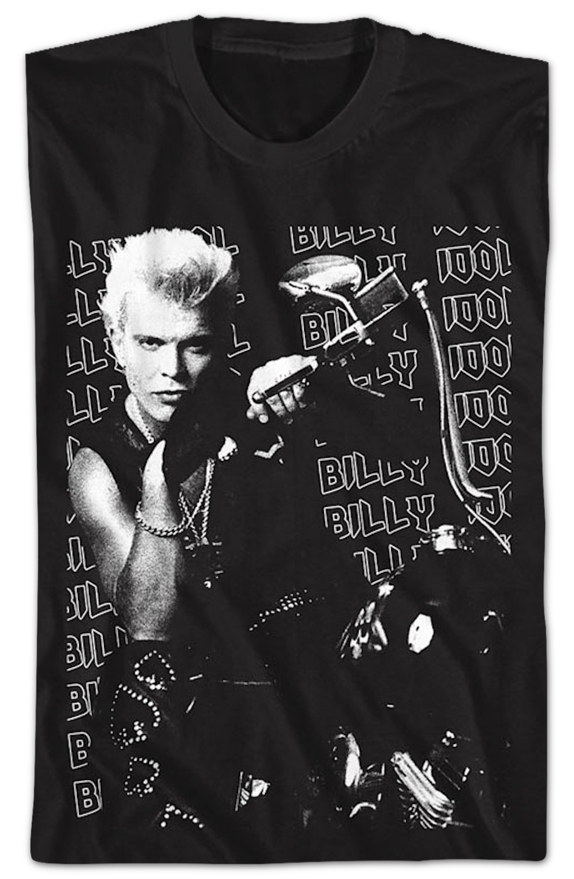 Motorcycle Photo Billy Idol T-Shirt